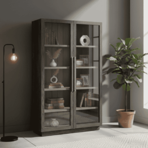 Dresden Double Door Glass Cabinet