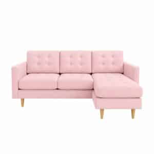 Luna Ottoman Convertible Sofa Chaise Sect